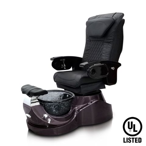 Deco Rossi Pedicure Spa Chair - Plum Dazzle