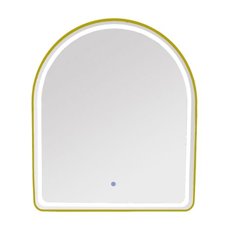 Deco Adara 36'' LED Mirror - Satin Gold 