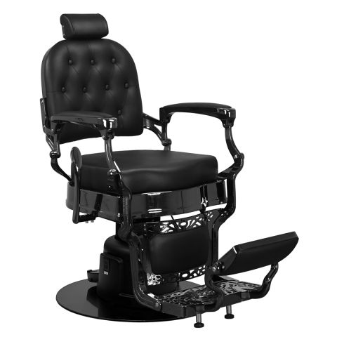 All-Black Professional Barber Chairs | Heavy Duty | salon
