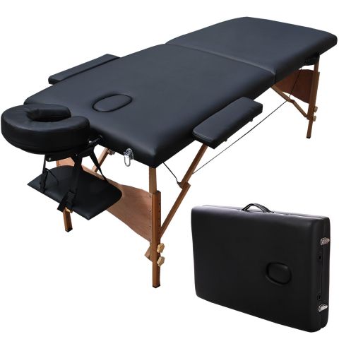 VMax Ecco Folding Massage Bed - Black