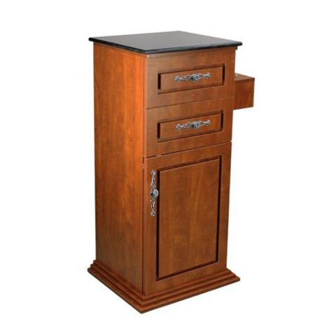 Deco Lancaster Side Cabinet with Granite Top - Classic Cherry