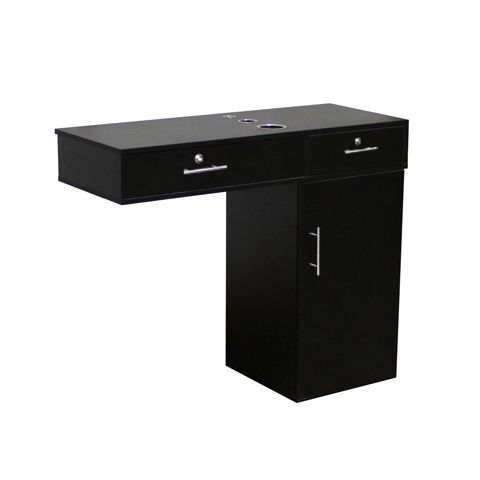 Deco Jacklyn Styling Station/Counter  - Black