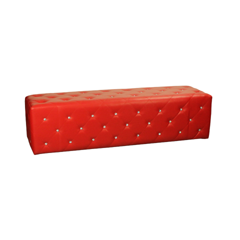 Ecco Crystalli Reception Bench - Red