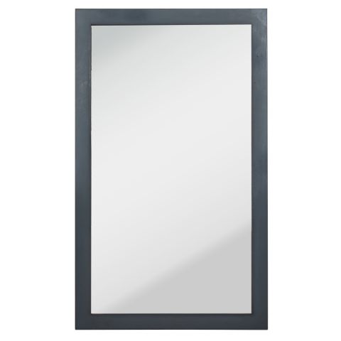Deco Voltaire Wall Mount Mirror - Distressed Gray