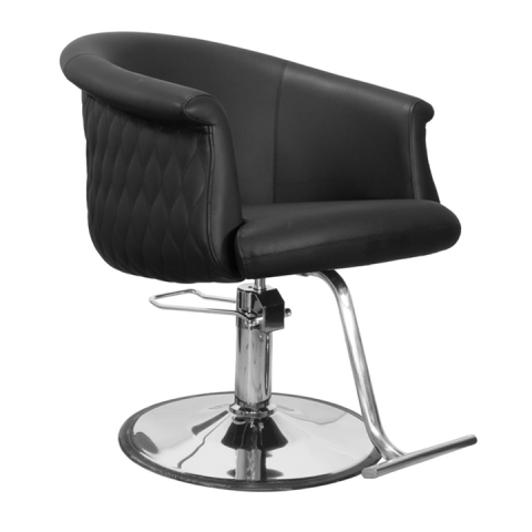 Modern salon styling chair with quality upholstery, ergonomic design, and adjustable features for ultimate comfort and style.