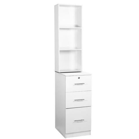 Deco Vega with Shelves - White 