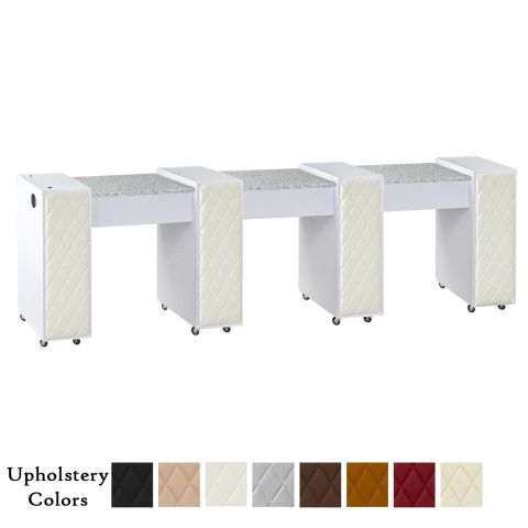  Deco Le Beau (Multi-Sections) Manicure Table - White