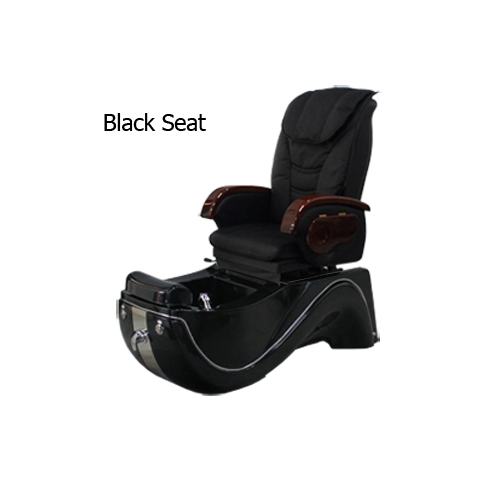 Deco Wave Pedicure Spa Chair- Black