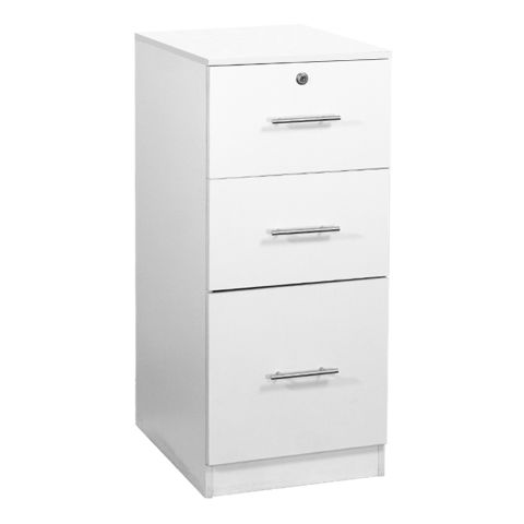 Deco Vega Side Cabinet - White 