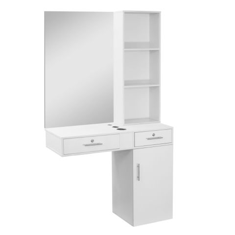 Deco Jacklyn AB Styling Station/Counter - White