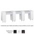 Deco Crystalli Aussi (Multi-Sections) Manicure Table - White