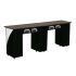 DECO Edita (C-BUV) Manicure Table - Black - UV 