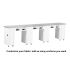  DECO Canterbury (Multi-Sections) Manicure Table Full Top - White w/ UV