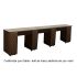 Deco Le Beau Aussi (Multi-Sections) Manicure Table Full Top - Chocolate