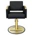 Deco Bora Styling Chair - Black/Gold 