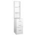 Deco Vega with Shelves - White 