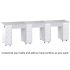 Deco Crystalli (Multi-Sections) Manicure Table Full Top - White