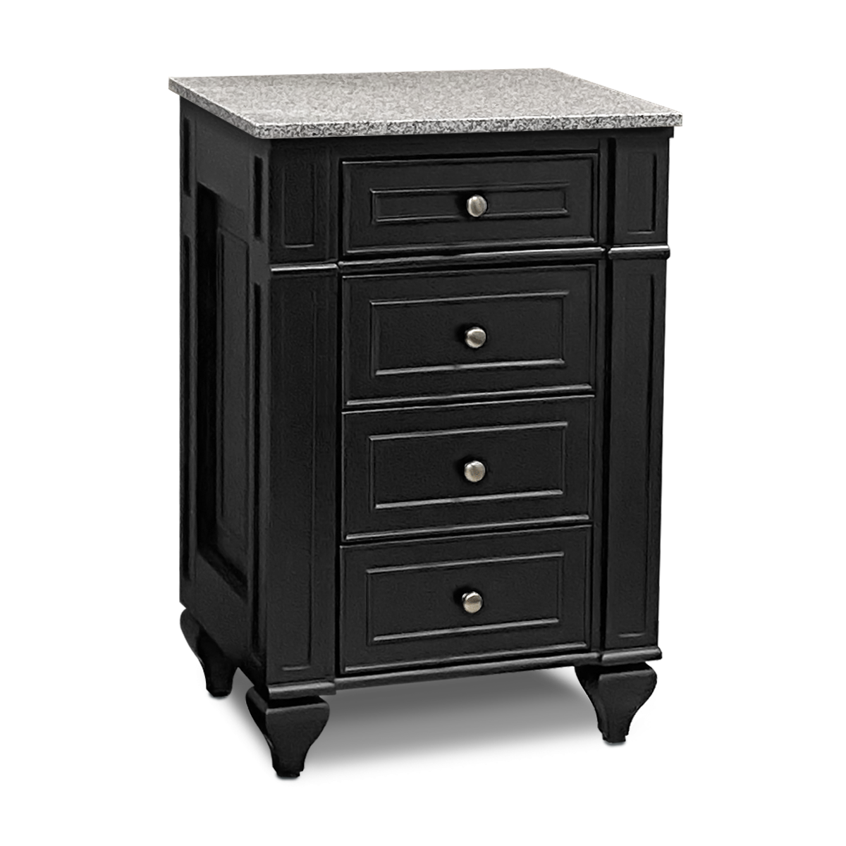 Deco Chalet Side Cabinet - Black