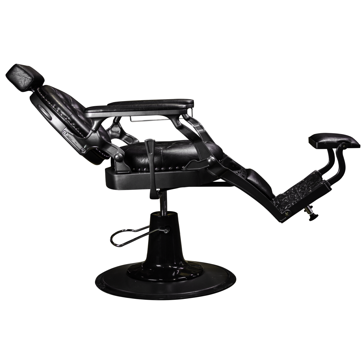 Deco Rutherford Barber Chair Gray