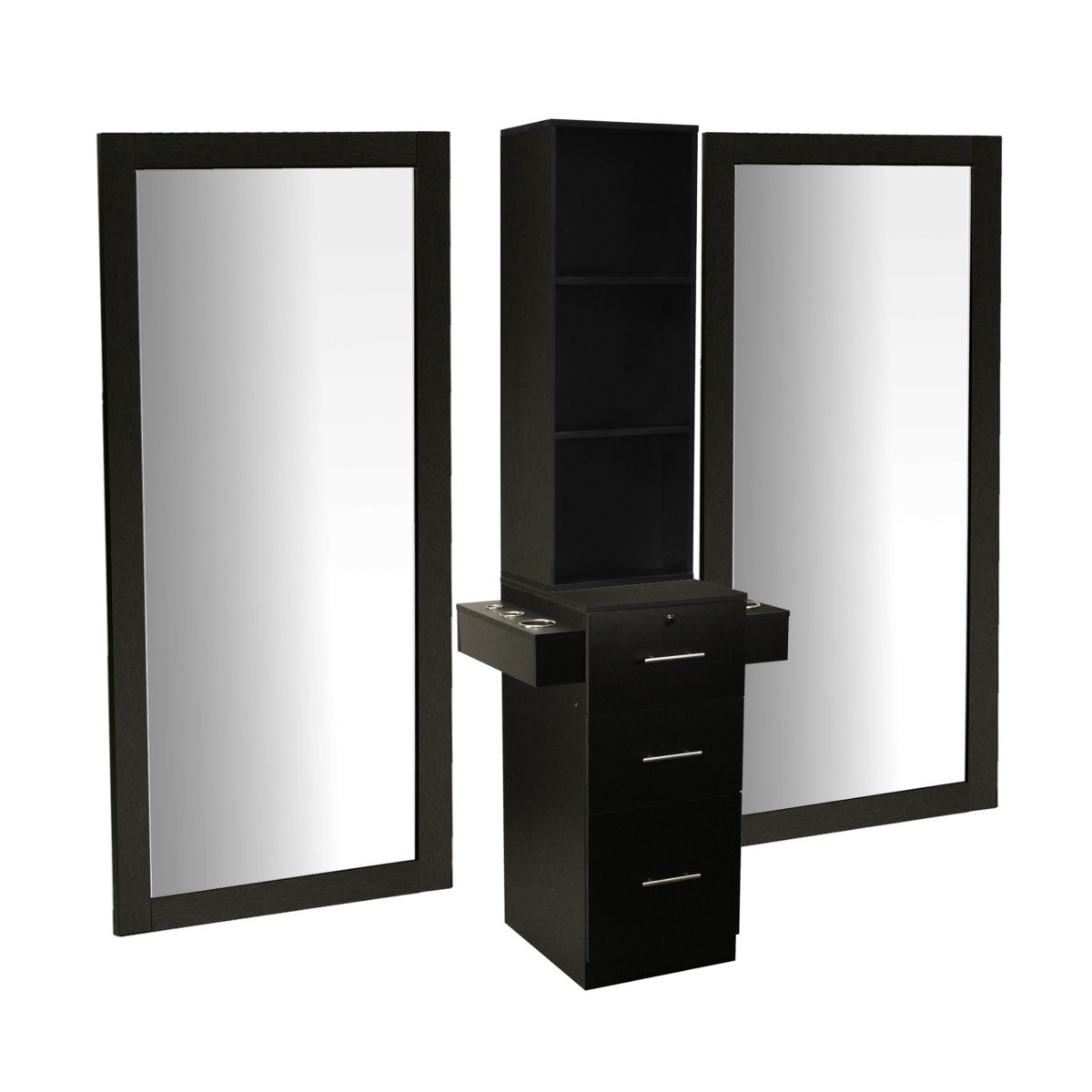 Deco Vega Dual Styling Station Black