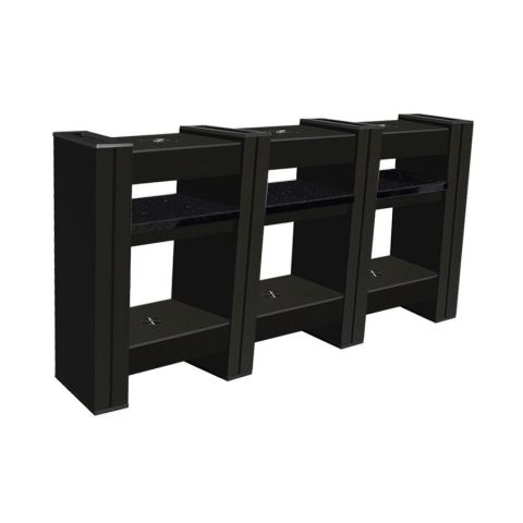 DECO Alego Nail Drying Station for 6 -  Black