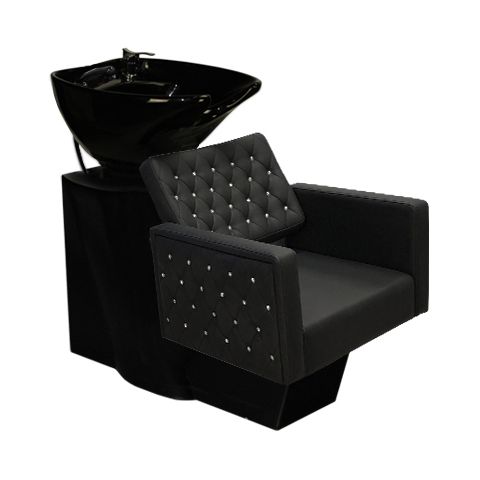 Deco Crystalli Shampoo Station - Black 