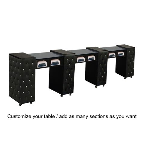 Deco Crystalli Aussi (Multi-Sections) Manicure Table w/ UV