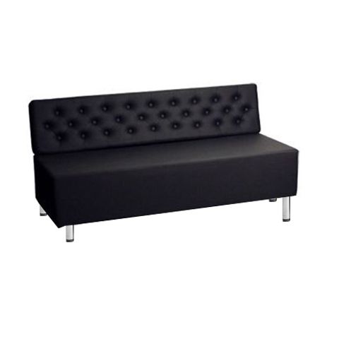 Deco Elizabeth Reception Bench - Black