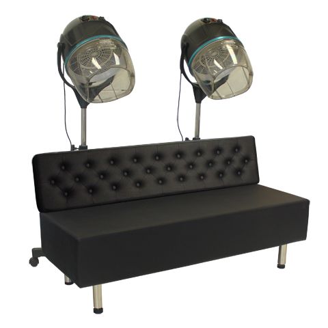 Deco Elizabeth Hair Dryer Bench: Black