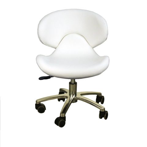 Deco Orsola Pedicure Stool - White