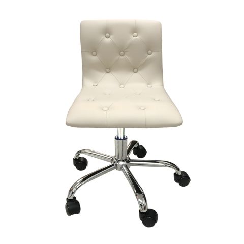 Deco Elizabeth Pedicure Stool - Almond