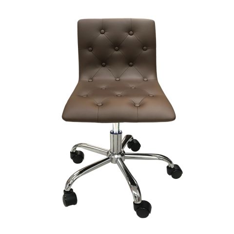 Deco Elizabeth Pedicure Stool - Mocha 