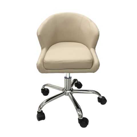 Deco Asha Pedicure Stool - Almond