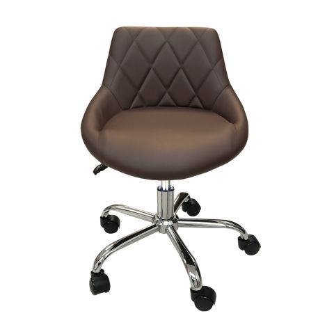 Deco Pixel Pedicure Stool - Mocha