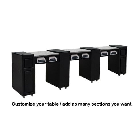 DECO Canterbury (Multi-Sections) Manicure Table w/ UV