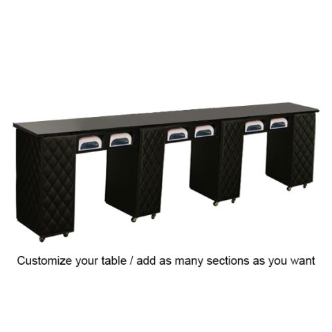 Deco Le Beau Aussi (Multi-Sections) Manicure Table Full Top w/ UV