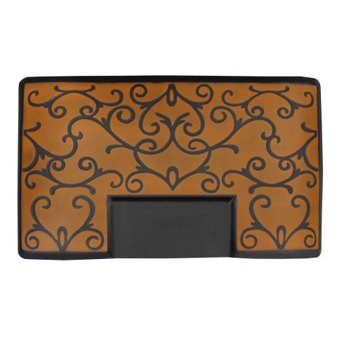 Deco Premium Salon Mat - Brown Rectangular / Rectangular 3' x 5' x 3/4"