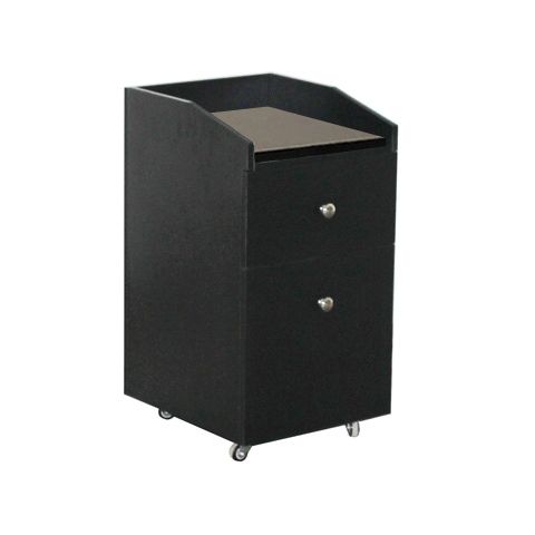Deco Neo Pedicure Cart with Granite - Black