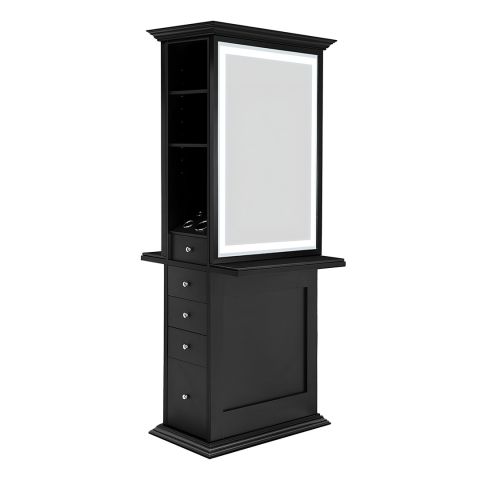 Deco Nottingham LED Double Sided Styling Station - Black