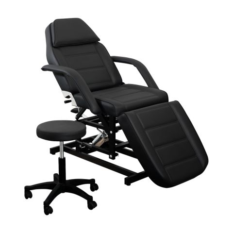 Premium Hydraulic Facial Bed - Black
