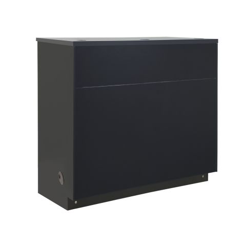 Deco Prism Reception Desk - Black (clearance)