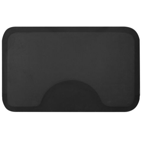 Vmax Salon Mat - Rectangle / Round Base 1/2" Thick