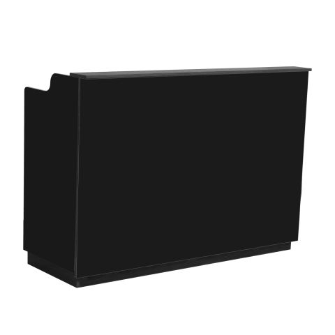 Deco Piazza Reception Desk 60'' - Black/Black