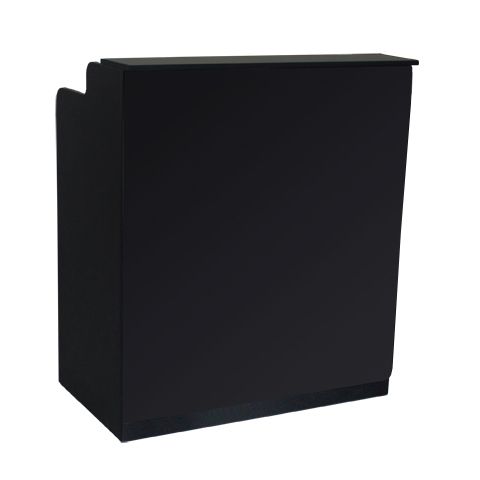 Deco Piazza Reception Desk 36" - Black/Black (clearance)