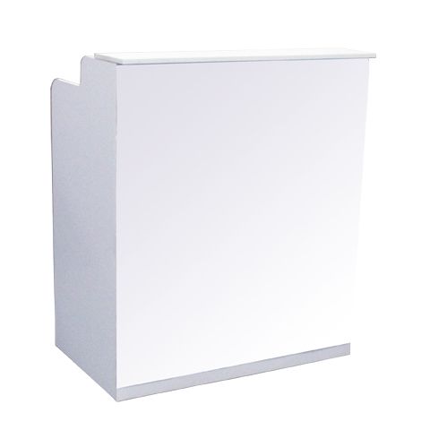 Deco Piazza Reception Desk 36" - White/White (clearance)