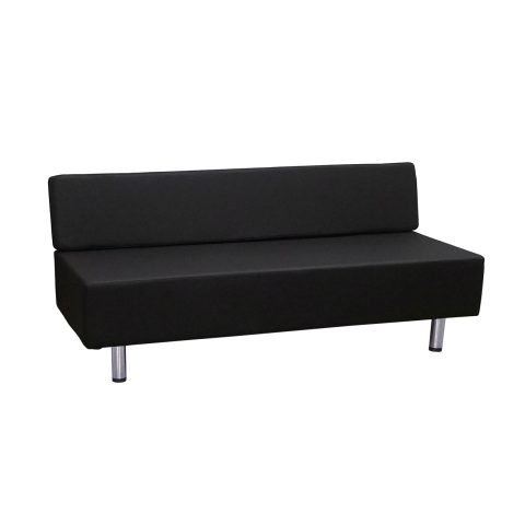 Deco Piazza Reception Bench - Black