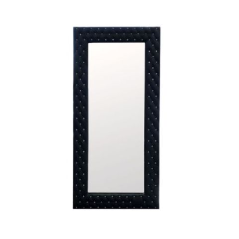 Deco Crystalli Wall Mount Mirror - Black 