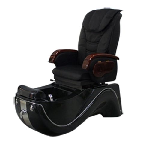 Wave Pedicure Spa Chair black and black